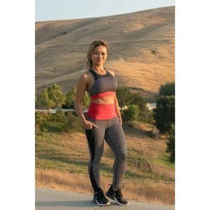 Nautical Stripe Bra Red Band